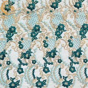 91.44Cm Length Applique Lace Fabric For Women Garment