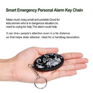 120dB Loud Emergency Personal Alarm Keychain SOS Self Defense