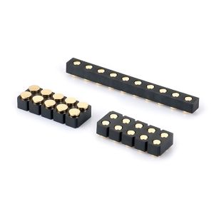 6 Pin Pogo Pin Connector With Spring Contact Easy Maintenance And Replacement