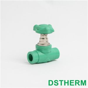 Equal Shape Ppr Stop Valve Injected Smooth Surface Elegant Appearance