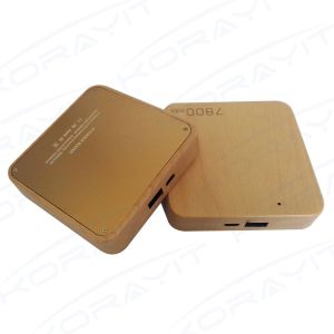 China Wood Box Shape Power Bank 5200mAh,External Battery Pack Promotional Gifts on sale