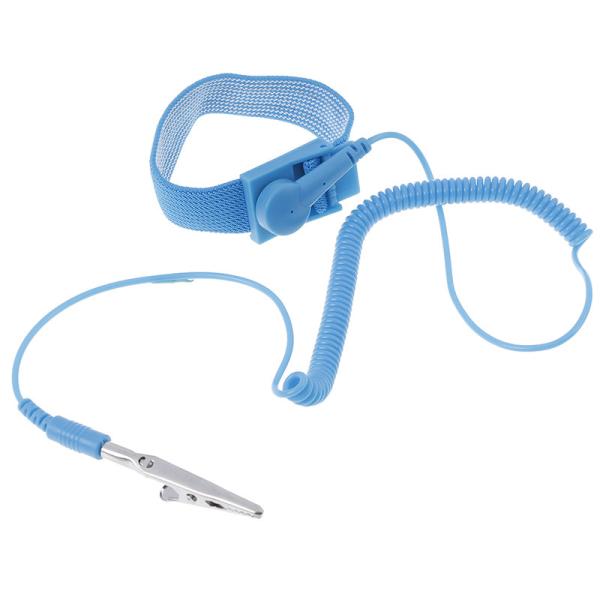 Buy ESD Discharge Wrist Strap Grounding Prevent Static Shock With Clip at wholesale prices