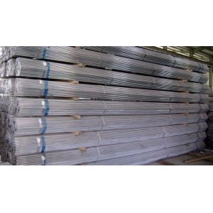 Quality galvanized steel pipe BS1387-1985 with NPT thread for sale