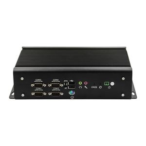 2* Gigabit LAN Industrial Mini PC With 6 COM Ports Expandable WIFI / Bluetooth