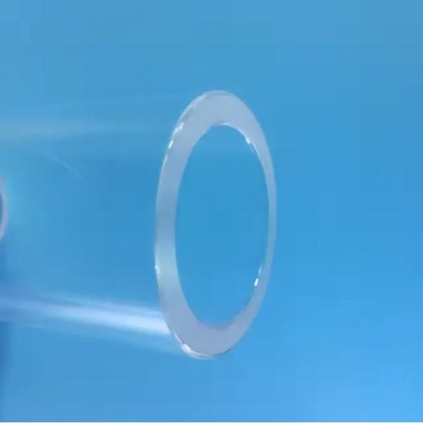 Solar Photovoltaic High Purify Customized Polished Transparent Glass Quartz Tube