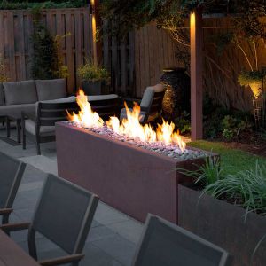 Outdoor Camping Fire Pit Large Bonfire Wood Stove Corten Steel Firepit