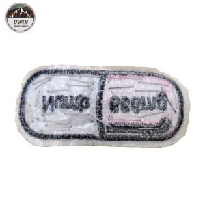 Fashion Pill Custom Logo Patches , Beads Handmade Custom Shirt Patches