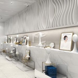 16mm Thick MDF Salon Display Furniture EPE Foam Packaging