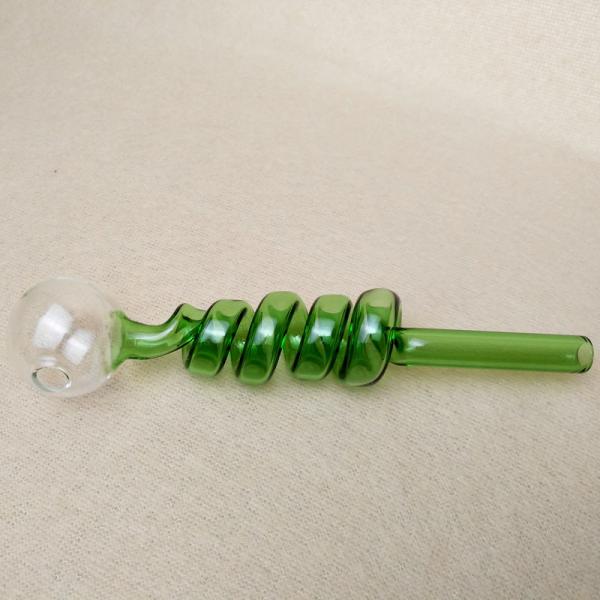 14cm Length 30mm Diameter Ball Balancer Perc Glass Water Pipe Lightweight