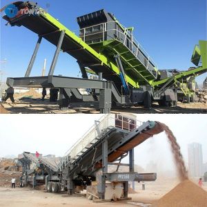 Concrete Construction Waste Quarry Stone Crushing Machine Mobile Crusher Plant