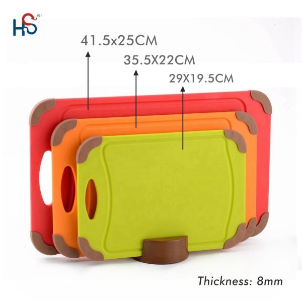 Plastic Cutting Board 8mm Thickness for Kitchen Chopping Vegetable Cutter Home Tools