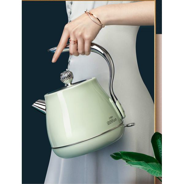 Hotel guest room electric coffee tea milk 1.8L kettle 304SS safety OEM customized 360 cordless Concealed Heating Element