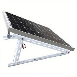 Adjustable Angle Solar Panel Tilt Mounting Brackets PV Solar Panel Wall Mount for Wall Flat Roof Ground