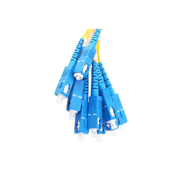 SC UPC Fiber Optic PLC Splitter 1X16 ABS Box Blue FTTH Fiber Optic Cable Splitter