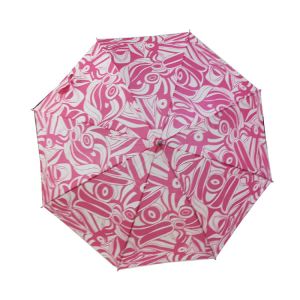 190T Pongee Straight Printed Advertising Umbrella