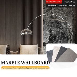 Bamboo Charcoal PVC Marble Wall Panel Sheet 1220*2440*8mm