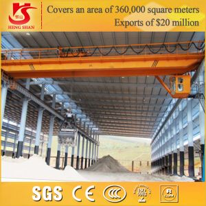 20Ton Double Girder Crane Grab Bucket Overhead Crane