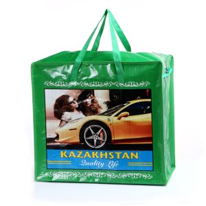 Spot Printing PP Woven Shopping Bag Recycled Plastic Woven Bags ODM