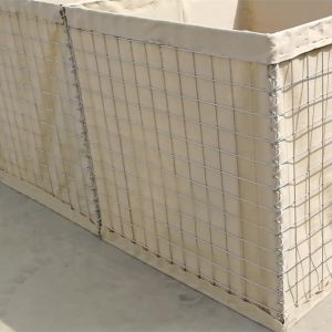 Buy Galvanized Welded Military Gabion Box 50x50mm Mesh Hot Dip Galvanized at wholesale prices