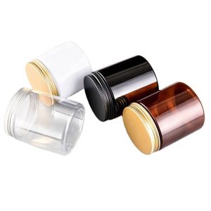 Recyclable Black Screw On Cap Face Cream Jar 3ml 5ml 10ml