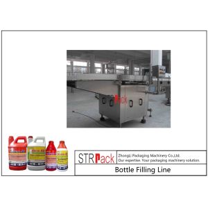 Agro Chemical Bottle Filling Line / Stable Performance Pharmaceutical Liquid