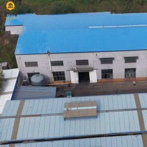 Q235 Prefabricated Steel Building with Sandwich Panel Roof Cladding