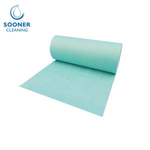 Spunlace Nonwoven Dyed Household Cleaning Wipes 60gsm