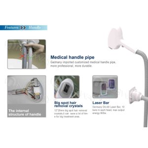 Advanced 808nm diode laser permanent hair removal beauty equipment & machine