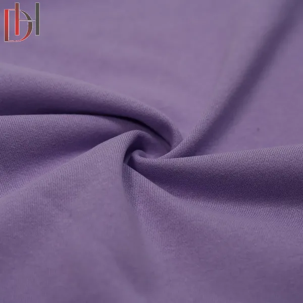 Knitted Medium Weight Durable Fashionable Versatile Winter Cotton Polyester Hooded Fabric Manufacture
