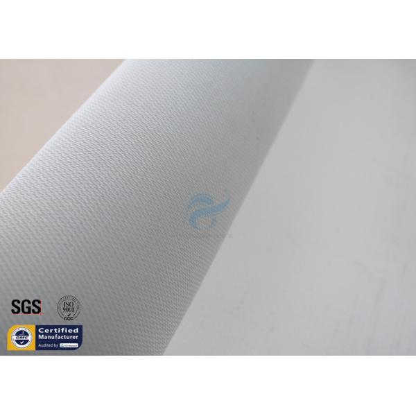 Buy White Silicone Fiberglass Fire Blanket 0.43MM 480GSM 550℃ Emergency Kitchen at wholesale prices