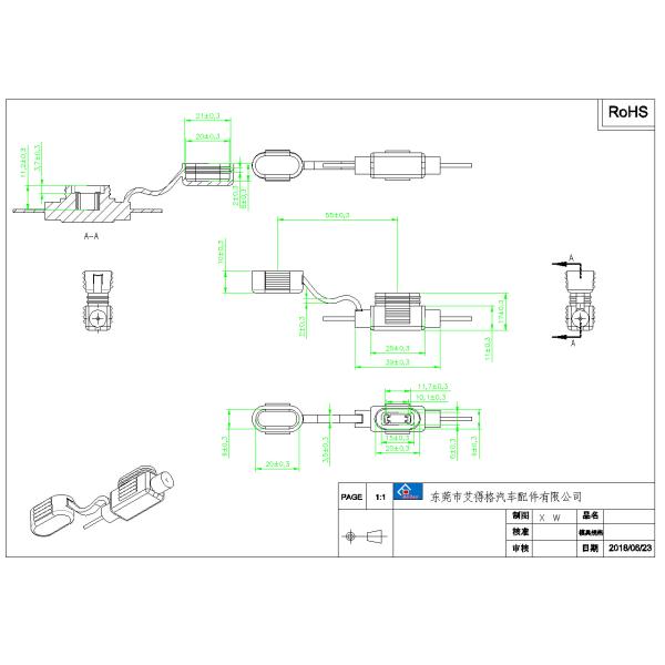 5" 22awg Electrical Wiring Harness