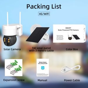 2K Battery AI Human Detection Solar WiFi Camera