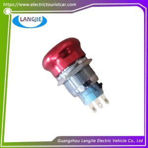 Mushroom Head Button Stainless Steel Marshell Electric Sightseeing Car For Use