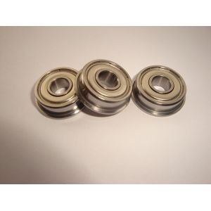 Self Lubricated ABEC-1 F688 ZZ Flanged Ball Bearing 8 X 16 X 5 Mm