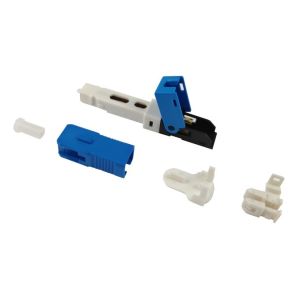 MAX≤0.5dB Insertion Loss SC UPC SM Simplex Fiber Optic Fast Connector for FTTH