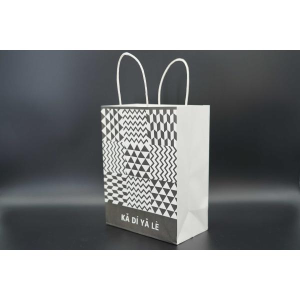 Custom Luxury Retail Packaging Gift Carry Bags With Client's Logo Boutique Shopping Paper Bags With Twist Handle