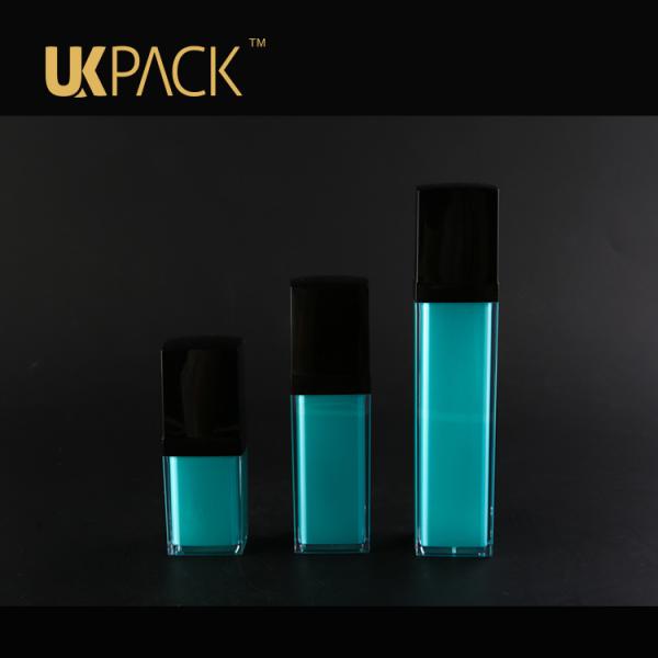 Hot new products square airless pump PMMA Cosmetic bottle 30ml