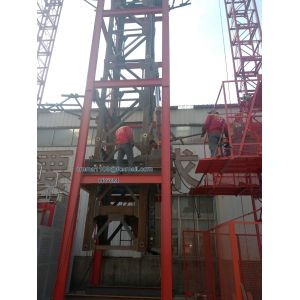 Internally Climbed Luffing Tower Crane D4522 6T or 8T Load Capacity 45m Jib