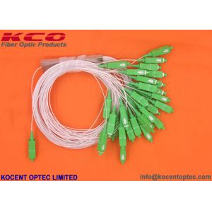 Mini Blockless PLC Fiber Optic Splitter 1x32 with 0.9mm Pigtail and 1.0m Length