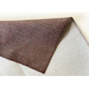 Custom Upholstery Sofa Fabric , Woven Jute Sofa Fabric