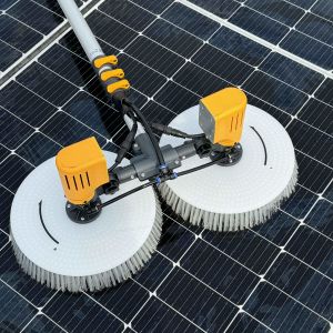 X4 Double Head Solar Cleaning Rotating Brush Soft Bristle
