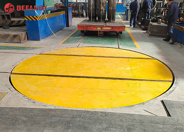Buy Q235B Steel Train Station Move Locomotive Turntable at wholesale prices