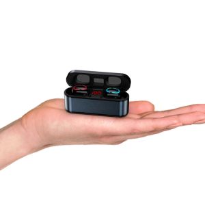 LED Power Display TWS Earbuds Mini Wireless Bluetooth In-Ear Earphone 6D Sound