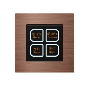Smart Laffey Wall Switch , Aluminum 12V Electrical Smart Switch