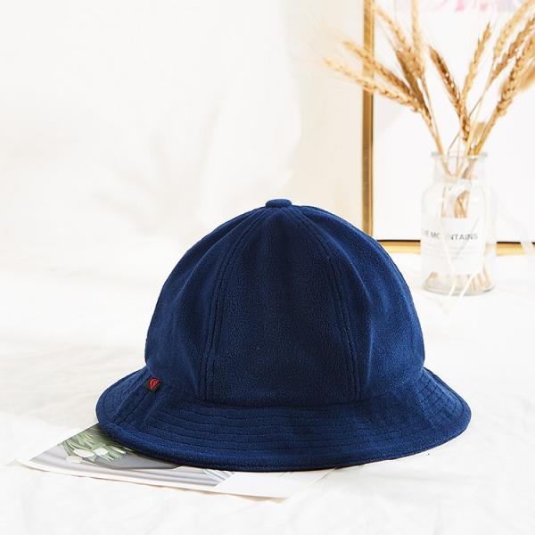 Buy Navy Blue Warm Winter Thick Fishing Bucket Hats Custom Logo at wholesale prices