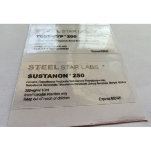 Clear Vial Labels For 10ml Oil Injection Glass Bottles