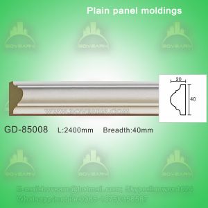 Quality Polyurethane Plain Architectural Panel Decorative Cement Mouldings for sale