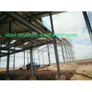 Agricultural Prefabricated Steel Frame Metal Buildings Feed Mill Plant Warehouse