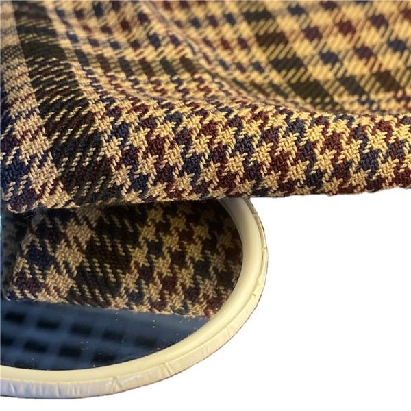 Buy Colorful Heavyweight Twill Woven Poly / Rayon 65/35 Yarn Dyed TR Checks Fabric at wholesale prices