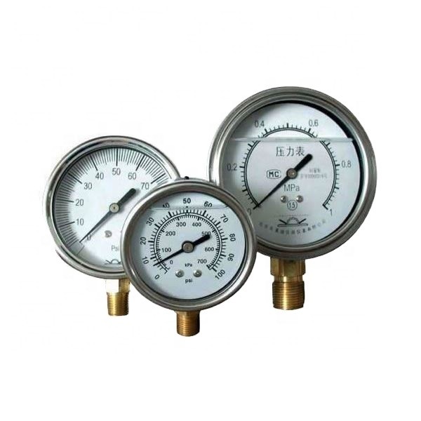 Aluminium Glycerine Freon Hydraulic Pressure Gauge 30mm /1.2"